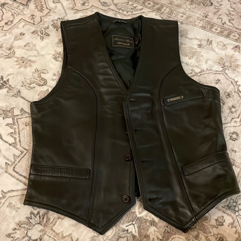 Yamaha Leather Vest